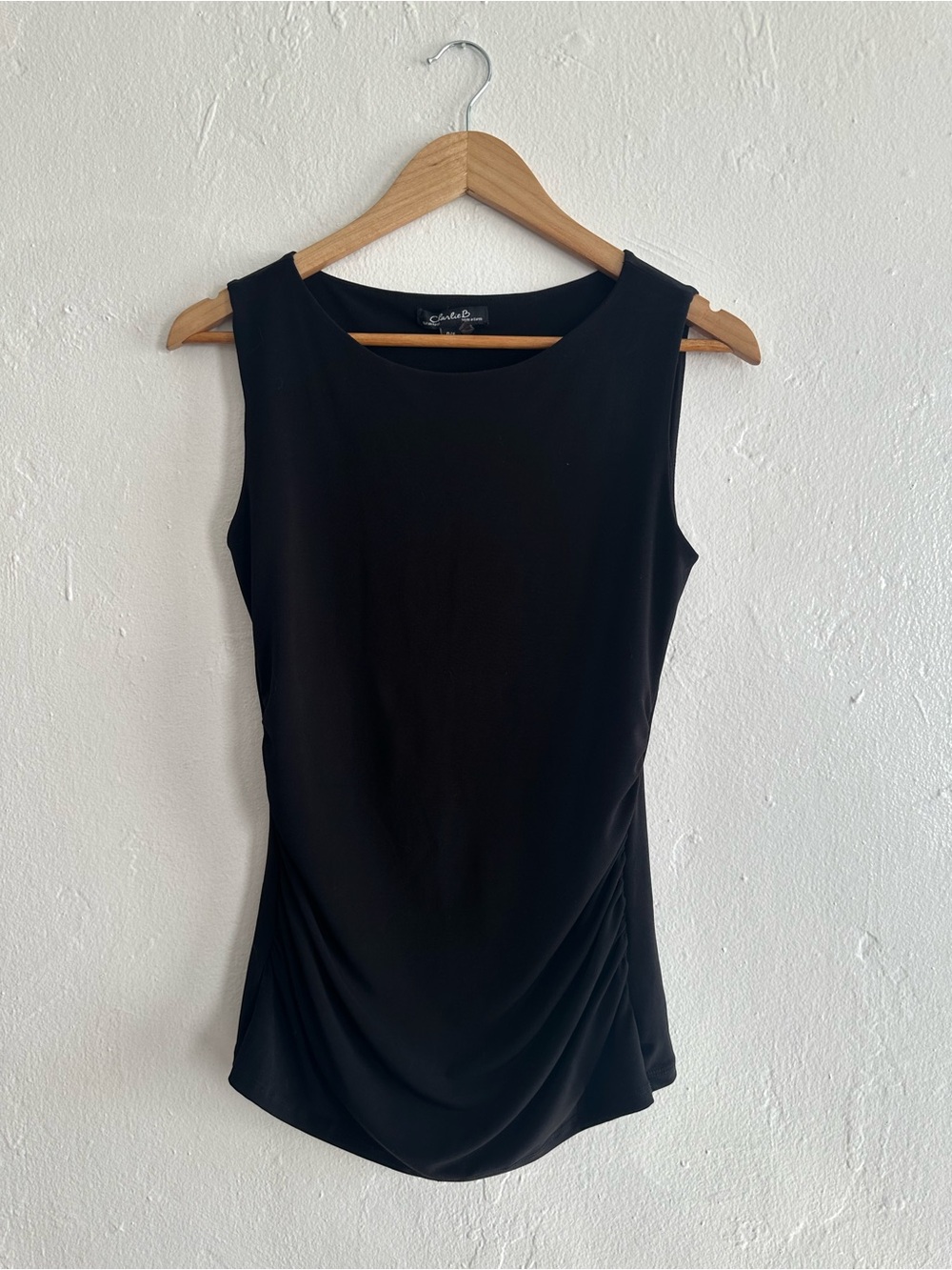 Charlie B black sleeveless tank